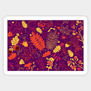 The colors in the fall: Sticker